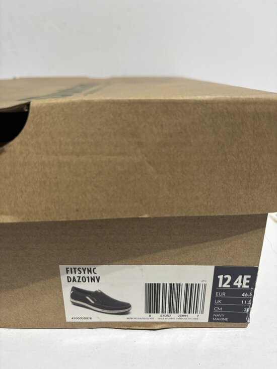 Dunham Men’s Fit Sync Navy Slip-On Shoes, Size 12 EEEE main image 6